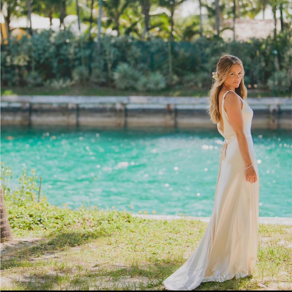 Johanna Johnson Caroline - Silk Sheath Wedding Dress
